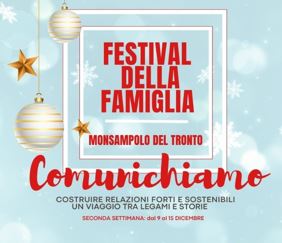 Festival della famiglia. Al via la seconda settimana di appuntamenti.