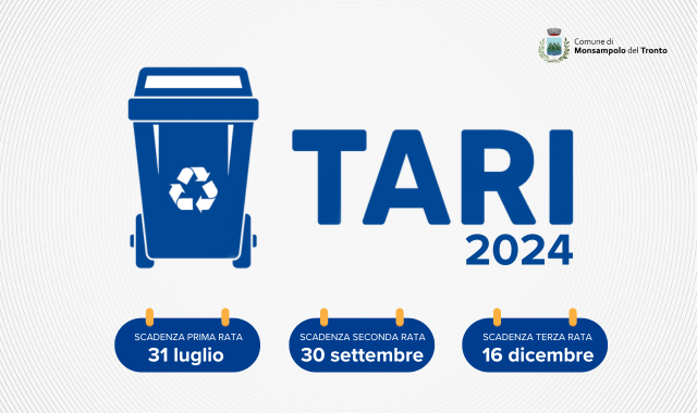 Monsampolo: il consiglio comunale ha approvato le tariffe TARI (tassa sui rifiuti) per l'anno 2024