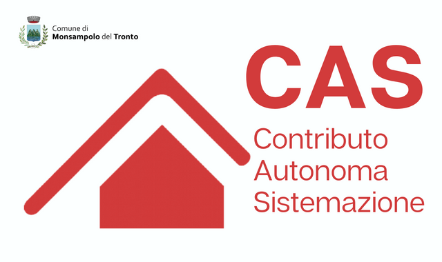 Comunicazione ai beneficiari del CAS (Contributo autonoma sistemazione)