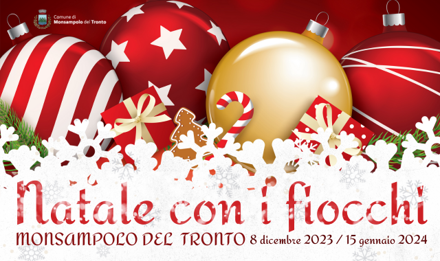 A Monsampolo arriva “Natale con i fiocchi” il ricco programma di eventi per le festività natalizie